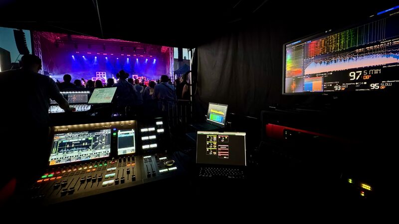 Front-of-House Tech at an Outdoor Festival