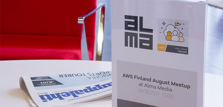 AWS User Group Finland August meetup at Alma Media